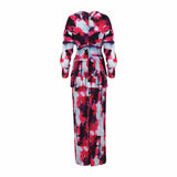 Lara Printed Plisse Maxi Dress