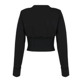 Fefe Long Sleeve Corset Top