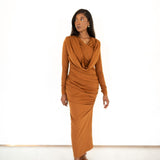 Samra Ruched Maxi Dress