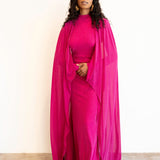 Zahra Cape Maxi Gown