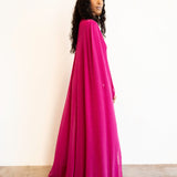 Zahra Cape Maxi Gown