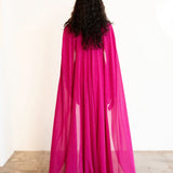 Zahra Cape Maxi Gown